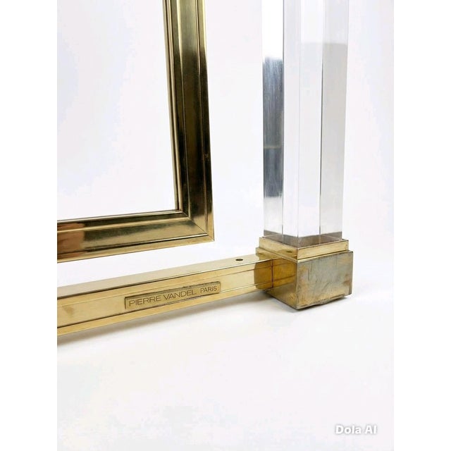 French Wall Mirror by Pierre Vandel, 1970s For Sale - Image 5 of 7