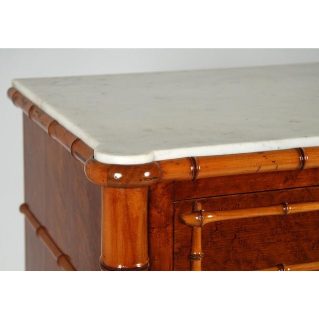 Faux Bamboo Secretary, 1870s For Sale - Image 9 of 18