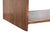 2020s Chestnut-Finish Mango Wood Curved Slim Coffee Table For Sale - Image 5 of 8