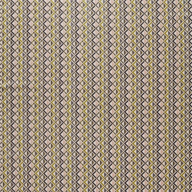 Harlequin Boka Fabric in Citrus/Rose/Charcoal For Sale