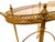 Maison Jansen Attributed Brass Bar Cart Vintage French Mid-Century Modern Hollywood Regency For Sale - Image 10 of 13