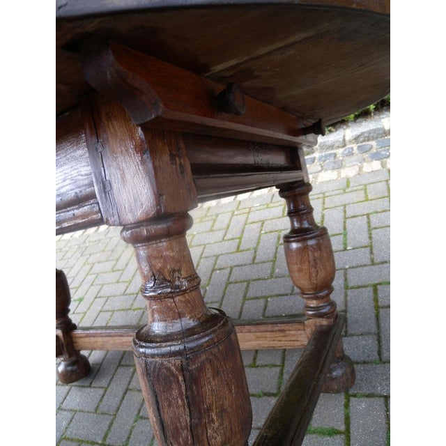 Monastery Table Dining in Oak, 1750 For Sale - Image 9 of 18