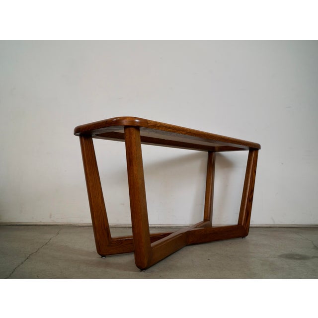1970s 1970’s Mid-Century Modern Sculptural Console Table For Sale - Image 5 of 12