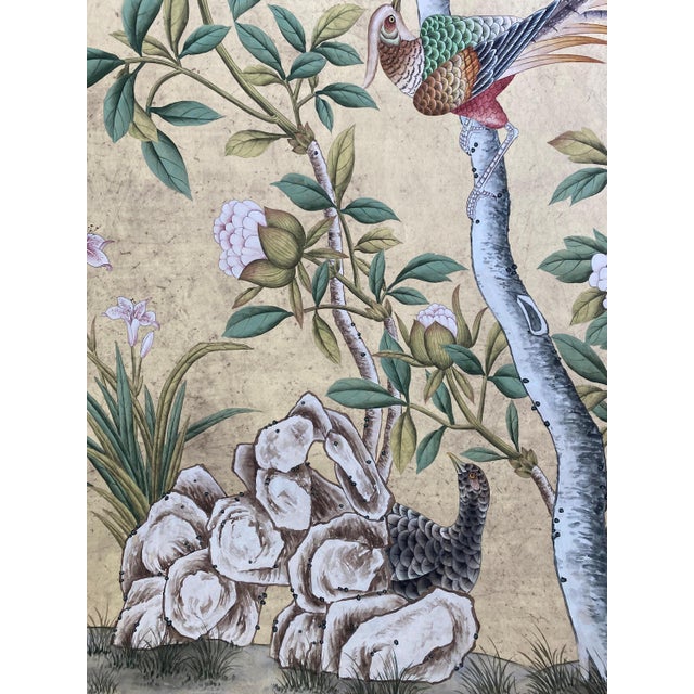 24'*48"/Panel, a Pair of 18th-Century Style Chinoiserie Wall Artwork ( No Frame) For Sale - Image 9 of 9