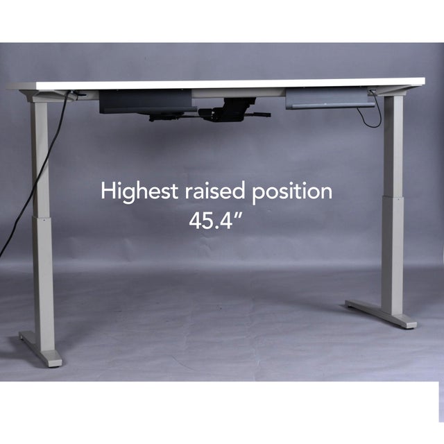 Wood Herman Miller 70 Inch Power Operated Sit to Stand Desk Table For Sale - Image 7 of 18