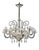 Majestic Imperial Murano Glass Rigadin Chandelier in Crystal Clear by Simoeng for Simoeng For Sale