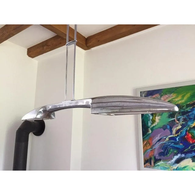 Silver Vintage Olympia Pendant Lamp by Jorge Pens for Blux, 1970s For Sale - Image 8 of 11