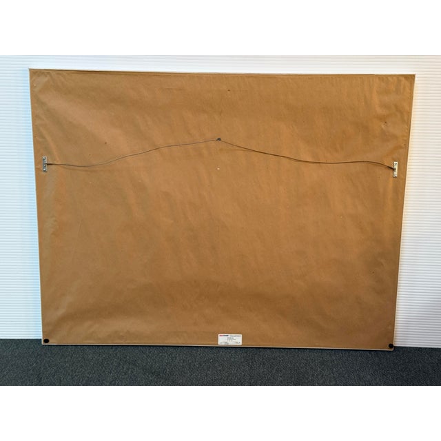 Abstract Circa 1973 Wolfgang Hutter Modernist Abstract Signed Lithograph, Framed For Sale - Image 3 of 12