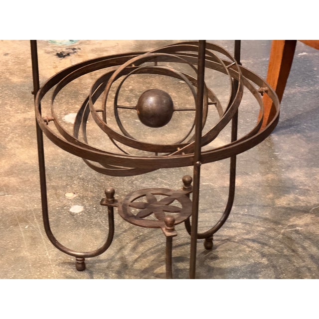 Mid 20th Century Wrought Iron Armillary Table For Sale - Image 6 of 9