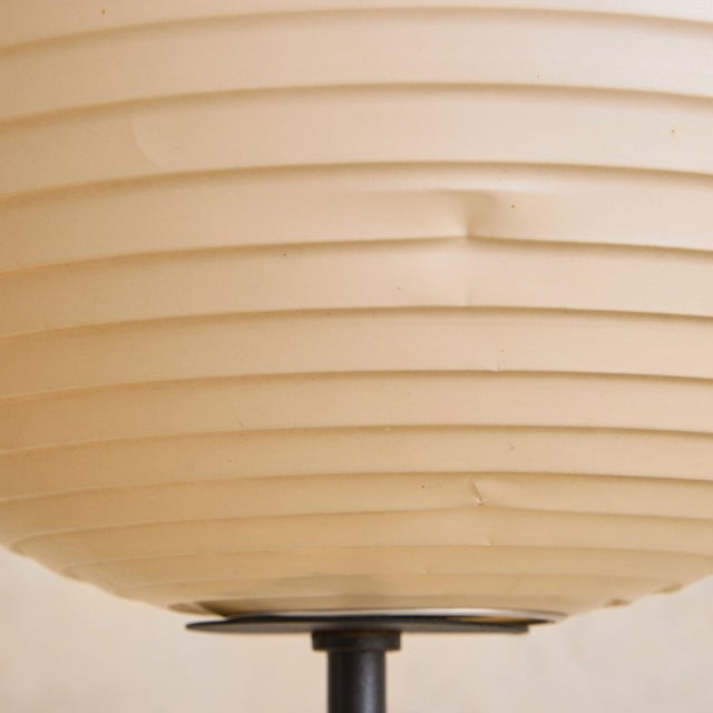 Rare German Tripod Floor Lamp with Ribbed Shade by Bega, 1950s For Sale - Image 10 of 10