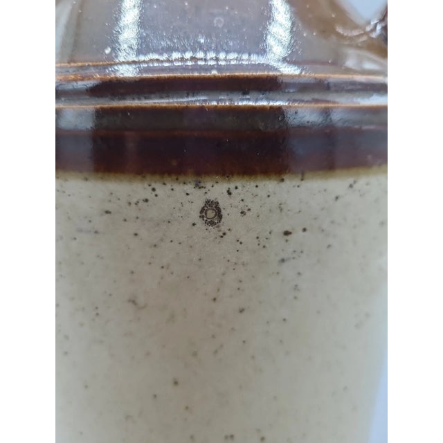 Antique E. Swasey & Co. 1-Gallon Salt-Glazed Stoneware Jug — Portland, Maine, C. 1890 For Sale - Image 10 of 10