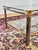 Coffee Table in Clear Glass and Metal For Sale - Image 4 of 11