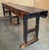18th Century Large Solid Wood Walnut Console Table With Six Drawers For Sale - Image 6 of 17