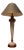 Vintage Stone and Brass Table Lamp by Fine Art Lamps, Hialeah, USA For Sale