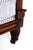 Wood Antique Corner Lounge Chair in Princeton Ticking, 1800s For Sale - Image 7 of 14