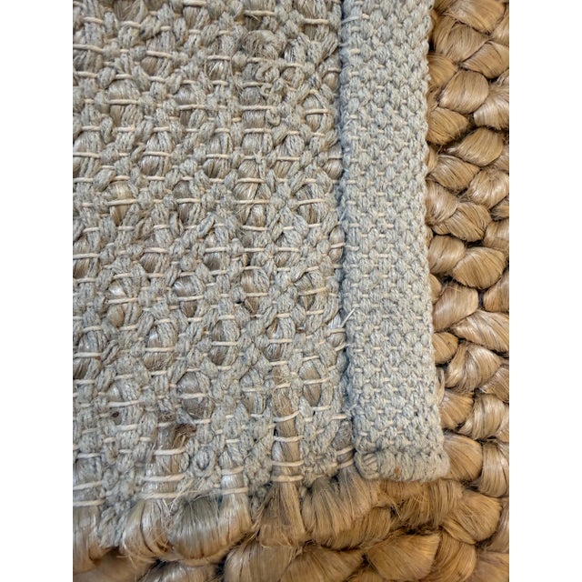 8ft2in × 9ft 8in Restoration Hardware Pebbles Natural Jute Area Rug For Sale - Image 10 of 11