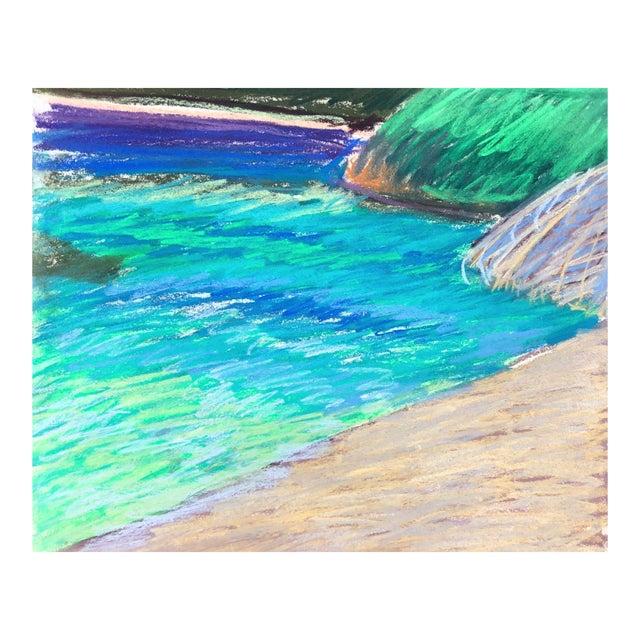 1970s Adrienne Anderson Virgin Islands Pastel For Sale