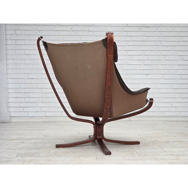 Norwegian Falcon Lounge Chair by Sigurd Ressel for Vatne Møbler, 1970s For Sale - Image 16 of 18