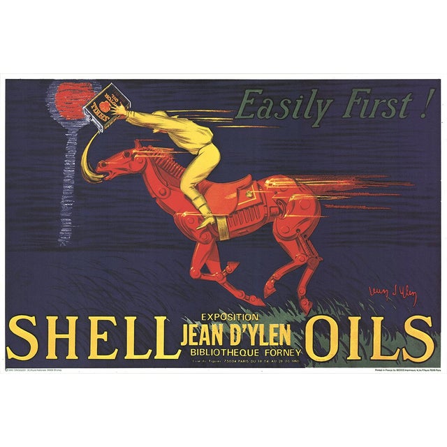 Artist: Jean D'Ylen Title: Shell Oils - Easily First! Year: 1980 Signed: No Medium: Lithograph Paper Size: 21.75 x 32.25...