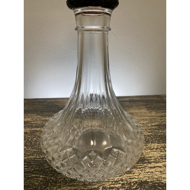 Handmade Crystal Cross Assemblage Sculpture on Cut Glass Bottle For Sale In Tampa - Image 6 of 7