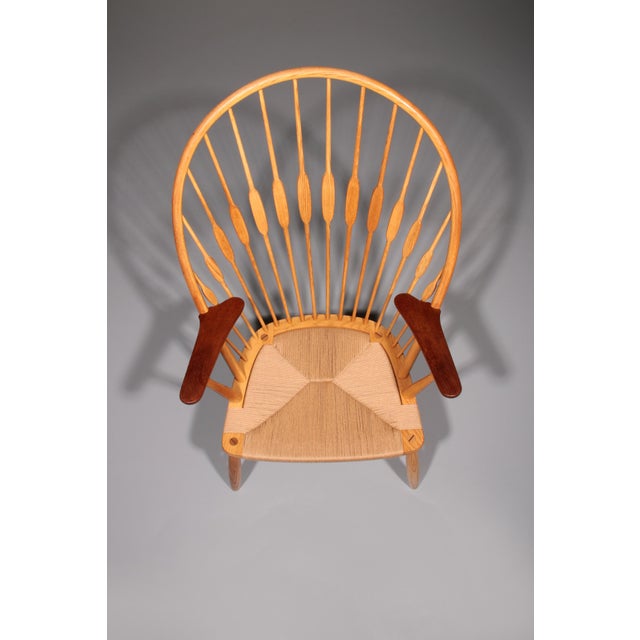JH-550 Peacock Chair by Hans J. Wegner for Johannes Hansen, 1960 For Sale - Image 3 of 15