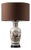 Large Ceramic Table Lamp by V.V. Carraresi, 1940s For Sale