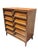 Wood Mid Century Modern Vintage Tall Dresser Highboy For Sale - Image 7 of 8
