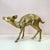 Vintage Large Brass Deer Statue For Sale - Image 4 of 9