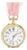 Antique 1900s Pocket Watch, French Hallmarks, 18k Gold, Old Cut Diamond For Sale