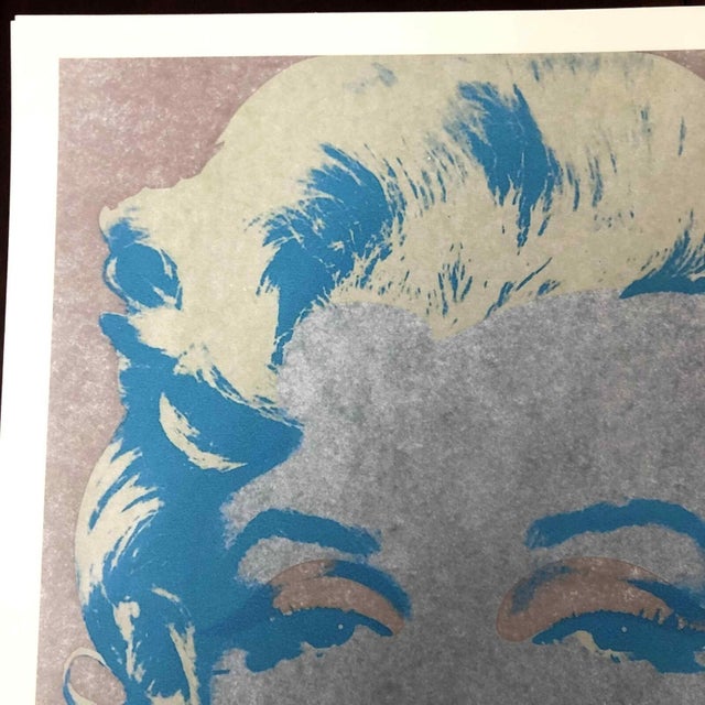 Greige 1990s After Andy Warhol "Marylin Monroe" Lithograph For Sale - Image 8 of 11