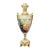 The Celestial Garden – French-Inspired White Porcelain Vase With Romantic Cherub Artwork & Ornate Gold Leaf Details For Sale