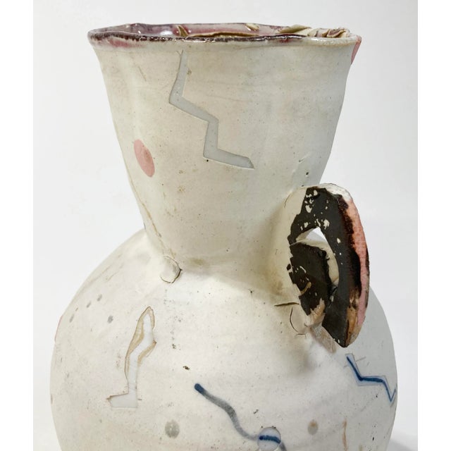 Vintage Hand-Painted Pottery Urn* For Sale - Image 9 of 12