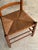 Wood Antique Ladderback Chair With Hand-Woven Rush Seat For Sale - Image 7 of 18