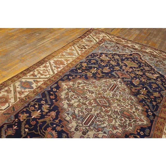Early 20th Century Early 20th Century Persian Malayer Carpet For Sale - Image 5 of 7