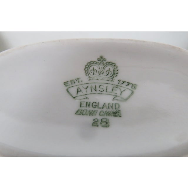 Aynsley England Bone China 3pc Boxed Set Pink Carnation Motif Gold Trim 4955b For Sale - Image 9 of 16