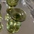Green Mid Century Modern Green Fostoria Dual Use Sherbert & Fostoria Fostoria Champagne/Sherbert Glasses, in the Argus Pattern- Set of 4 For Sale - Image 8 of 9