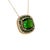 2010s Diamond Tourmaline Garnet Pendant Necklace 9.13 TCW GIA Certified For Sale - Image 5 of 12
