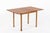 Mid-Century Danish Small Wood Extendable Dining or Game Table by SKM For Sale In Detroit - Image 6 of 12