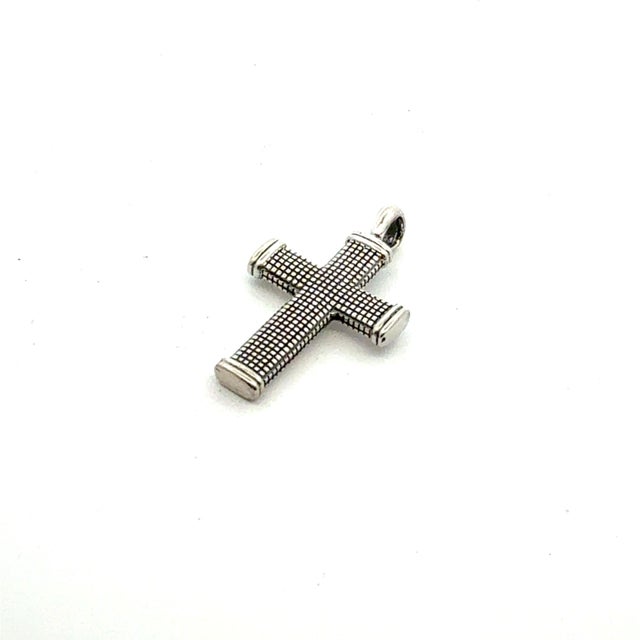 1990s David Yurman Cross Sterling Silver Estate For Sale - Image 4 of 6