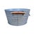 2001 Rustic Farmhouse Pottery Barn Galvanized Metal Party Bucket / Beverage Tub For Sale In Chicago - Image 6 of 11