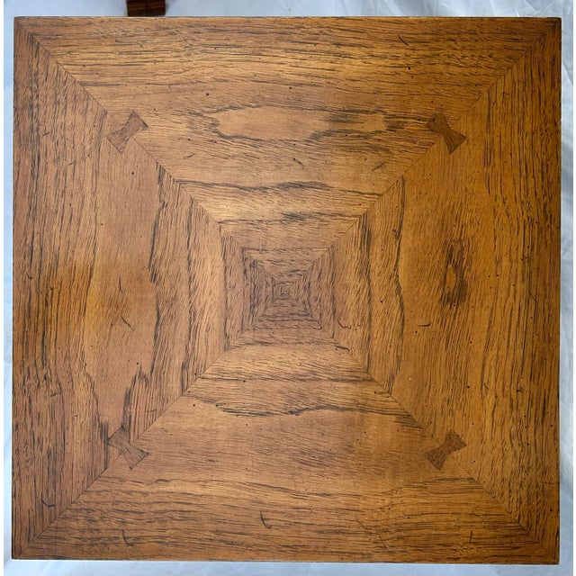 Thomasville Mid Twentieth Century Thomasville Hollywood Regency Burl Wood Side Tables- a Pair For Sale - Image 4 of 12