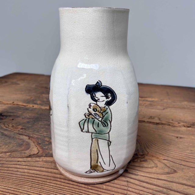 Ikebana Flower Vase by Sakujiro Terao, 1950s For Sale - Image 16 of 18