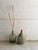 Large Vintage Wine Balloon in Grey Basket, Italy, 1950s For Sale - Image 9 of 10
