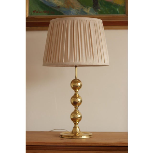 Brass Bobbin Table Lamp, 1970s, Set of 2 For Sale - Image 12 of 18