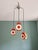 Space Age Cascade Chandelier in Orange and White Lacquered Metal from Raak, 1970s For Sale - Image 13 of 17
