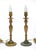 Brass Early 20th Century Etched Brass Candlestick Lamps - a Pair For Sale - Image 8 of 12
