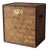 Vintage Bamboo Woven Rattan Storage Chest Trunk Brass Hardware Details Lockable Mid-Century For Sale