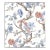 The House of Scalamandre Andrew Jackson Floral Wallcovering, Riviera For Sale