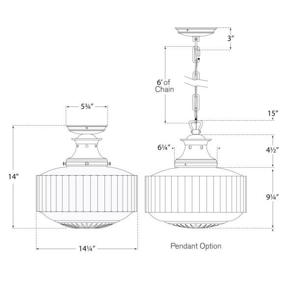 Traditional Thomas O'Brien for Visual Comfort Signature Milton Road Flush Mount in Antique Nickel with White Glass For Sale - Image 3 of 3