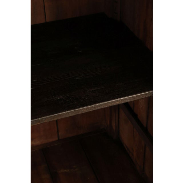 English Reproduction Georgian Style Linen Press Cabinet For Sale - Image 16 of 18